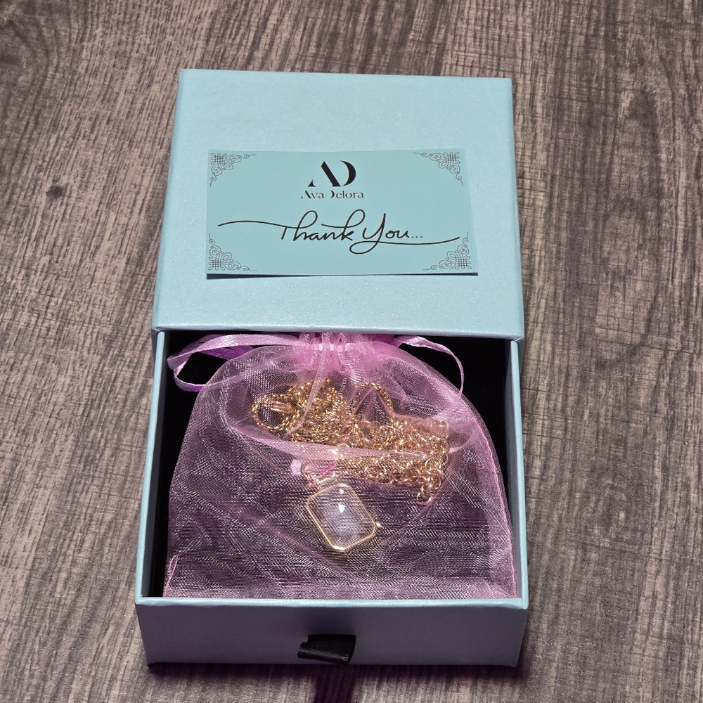 Ava Delora Locket Necklace - Picture 2 of 2